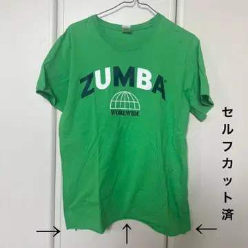 ZUMBA 정품 티셔츠 셀프 컷팅 완료