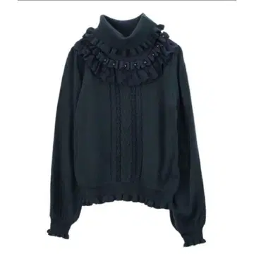 axes femme POETIQUE 리본 터틀 니트 풀오버