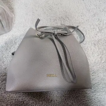 FURLA 그레이 복조리형 숄더 백