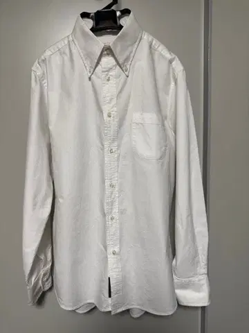 INDIVIDUALIZED SHIRTS 화이트 옥스퍼드 버튼 다운 셔츠