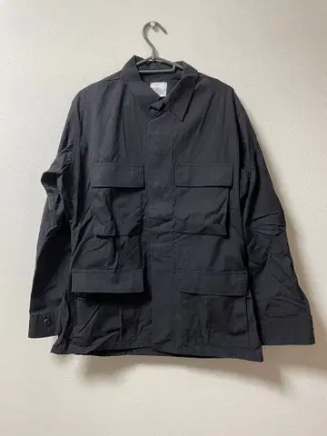 US 밀리터리 BLACK357 BDU 자켓 블랙 립스탑 S-R