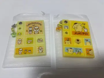 산리오 시크릿 타일씰풍 미니 거울 코로코로쿠리린 폼폼푸딩