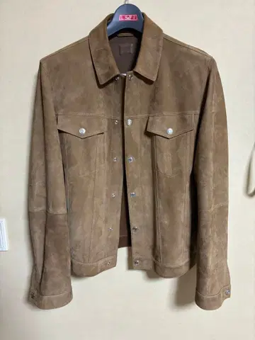 HUGO 스웨이드 브라운 자켓