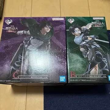 진격의 거인 리바이 한지 피규어 B&C 세트