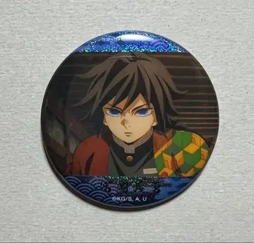 귀멸의 칼날 트레이딩 장면 사진 홀로그램 캔뱃지 토미오카 기유