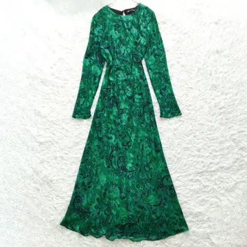 컨디션 최상 ZARA 자라 페이즐리 맥시 드레스 원피스 L