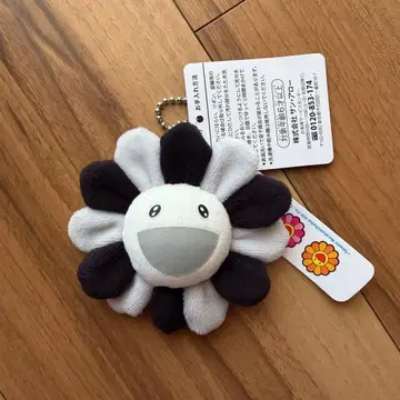 새상품 카이카이키키 무라카미 다카시 플라워 키링 그레이