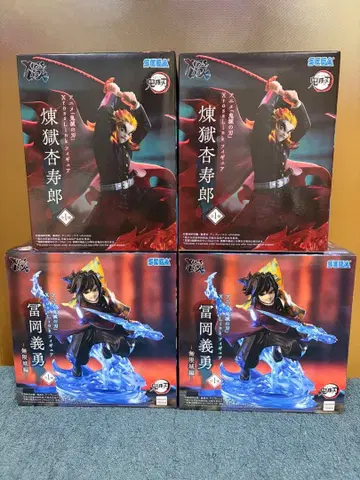 Xross Link 렌고쿠 쿄쥬로 토미오카 기유 피규어 2종 4개 세트