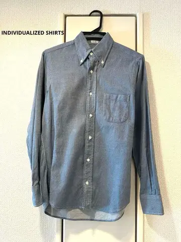 INDIVIDUALIZED SHIRTS 버튼 다운 칼라 긴팔 셔츠