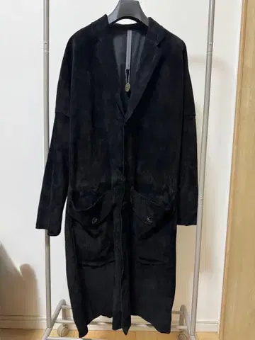 STRUM RUST 재팬 카프 스웨이드 오버코트