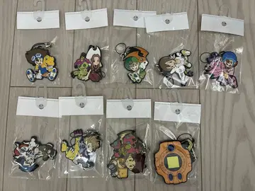 제일복권 디지몬 어드벤처: 러버 스트랩 9종 세트