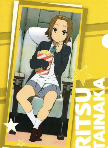 영화 케이온! 사전 판매 특전 클리어 파일 (타이나카 리츠)