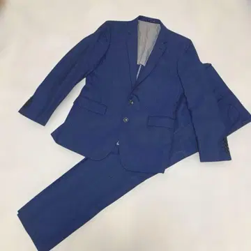 CROWDED CLOSET 남성용 수트 셋업 블루 스트라이프