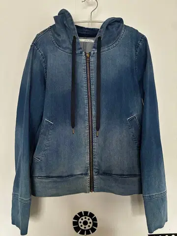 디노스 So Close 데님풍 후드티 인디고 집업 후드 부착 봄/가을