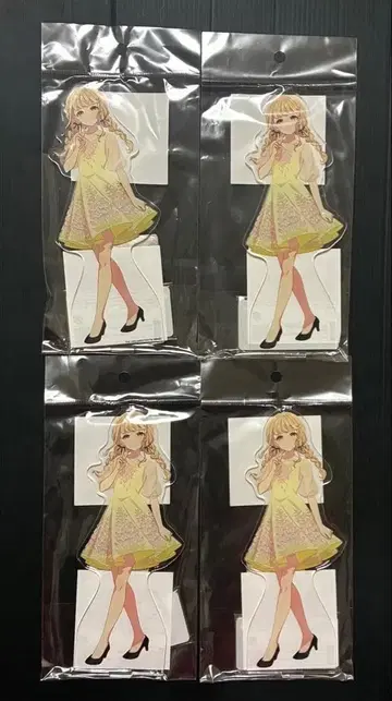 학원 아이돌 마스터 아크릴 스탠드 movic 4장 세트 후지타 코토네