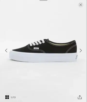 VANS 오센틱 44 블랙 28cm
