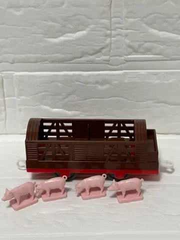 프라레일 동물 운반차 돼지 4마리 포함