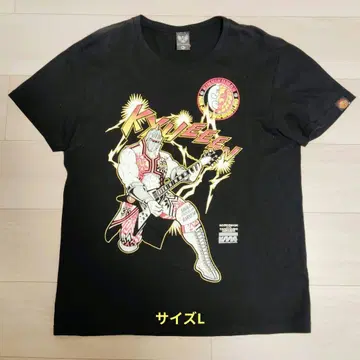 근육맨 콜라보 타나하시 히로시 x 로빈 마스크 T셔츠 신일본 프로레슬링