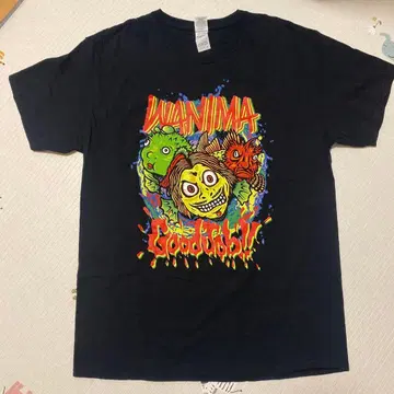 WANIMA Good Job!! 티셔츠 L 사이즈 블랙 라이브 티셔츠