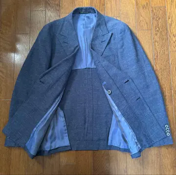 유나이티드 애로우즈 더블 브레스트 테일러드 자켓 네이비