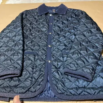 TOMMY HILFIGER 네이비 퀼팅 자켓