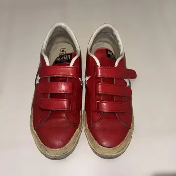 컨버스 레드 스니커즈 벨크로 일본제