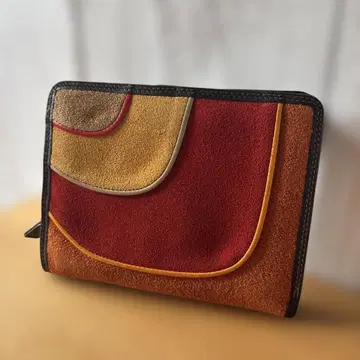 새상품급 접이식 지갑 컬러풀 카드 케이스 My Walit 스웨이드 소재