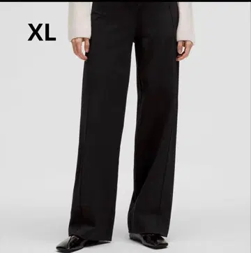 룰루레몬 스트레이트 레그 풀온 팬츠 XL 여성용 와이드 팬츠