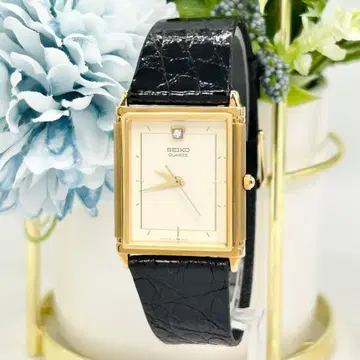 세이코 스퀘어 석제 9021-5300 쿼츠 손목시계