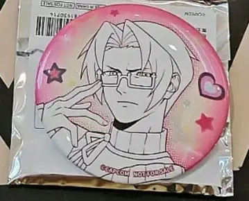 역전재판 미츠루기 레이지 중국 한정판 캔뱃지 등신 역전검사 카페 특전