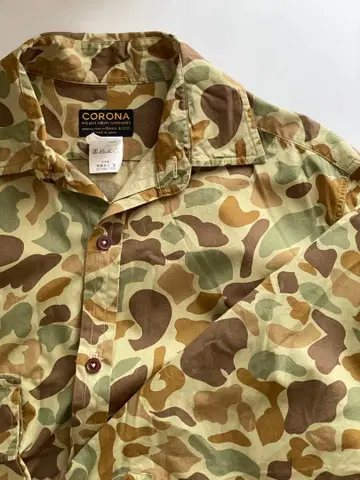 CORONA 셔츠 자켓 카모 무늬