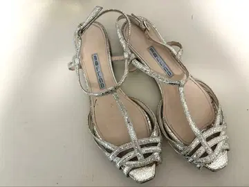 펠리코 골드 샌들 38