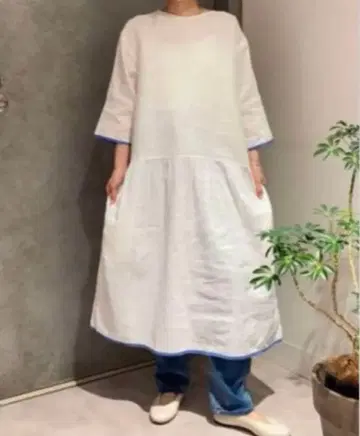 피어 쓰리 핀턱 풀 오버 원피스