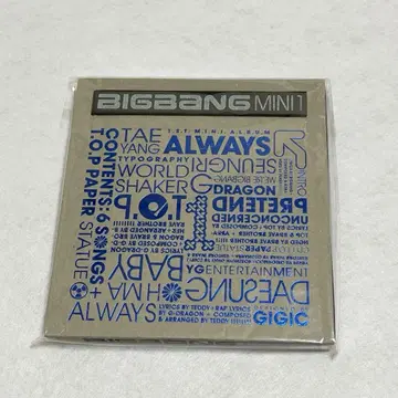 BIGBANG CD 1ST MINI ALBUM ALWAYS