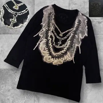 Roen 로엔 스컬 십자가 긴팔 티셔츠 해골 그런지 오빠