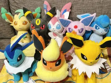 포켓몬 모후굿토 봉제 인형 이브이 프렌즈 8체 세트 약 20cm