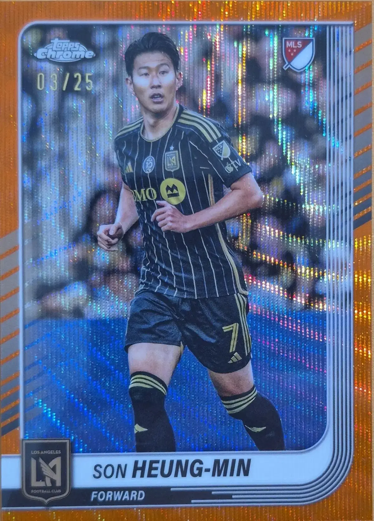 손흥민 2025 탑스크롬 MLS 25장한정 축구카드