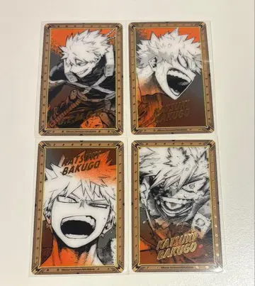 히로아카 원화전 바쿠고 카츠키 금박 클리어 카드