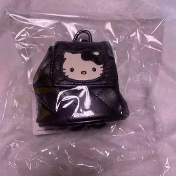 헬로키티 키티 미니어처 퀼트 백팩형 미니 파우치 블랙