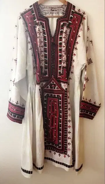 바로치 드레스 빈티지 자수 원피스 민족 의상 에스닉 유일무이