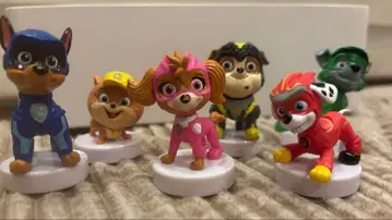 파우 패트롤 피규어 세트 6체 스탬프