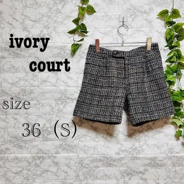 [m35] [ivory court] 트위드 숏팬츠 [36(S)]