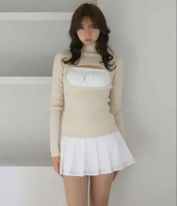 ANDMARY Poppy 레이스 세트 드레스