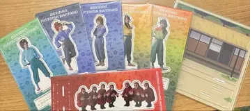 닌타마 란타로 나가야 이야기 아크릴 스탠드 5학년 도쿠타케 배경