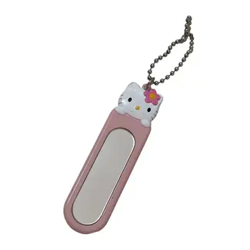 헤이세이 레트로 헬로키티 키티 미니 거울 스트랩 산리오