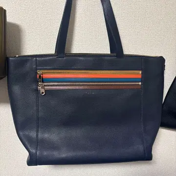 폴스미스 가죽 토트백