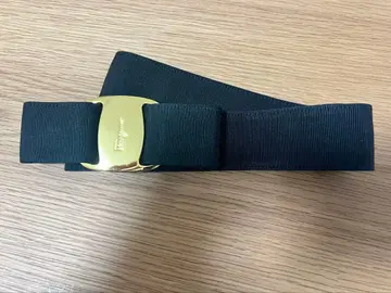 살바토레 페라가모 바라 리본 새시 벨트 8046 S