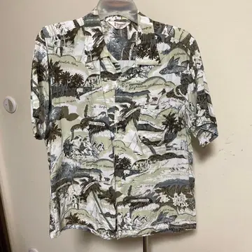 트로피컬 프린트 반팔 아로하 셔츠 TOWNCRAFT 타운크래프트