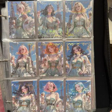 원피스 ONE PIECE 아트 카드 팬 카드 9장 세트