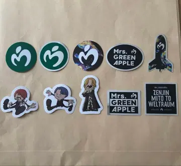 미세스 그린애플 스티커 젠진 미세스그린애플